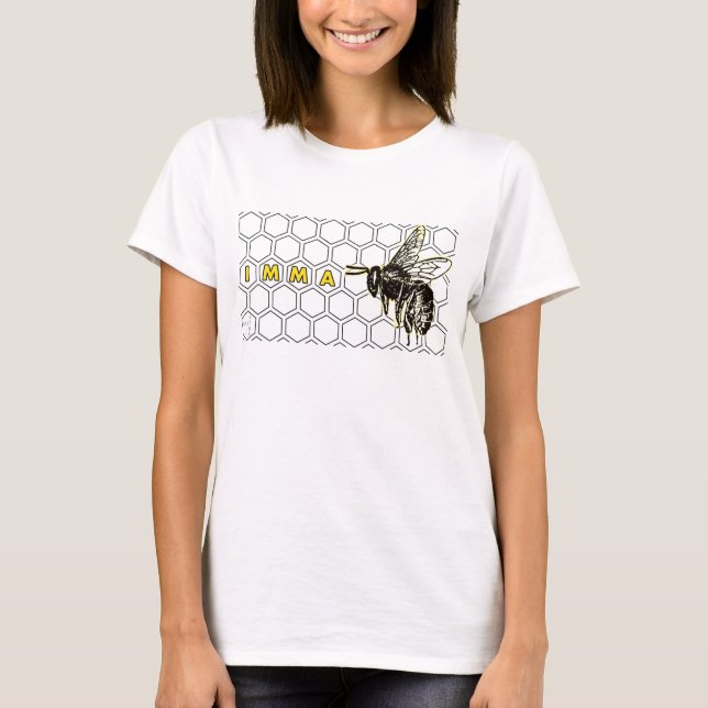 T-shirt Abeille d'IMMA (Devant)