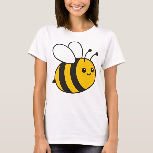 T-shirt abeille drôle (Devant)