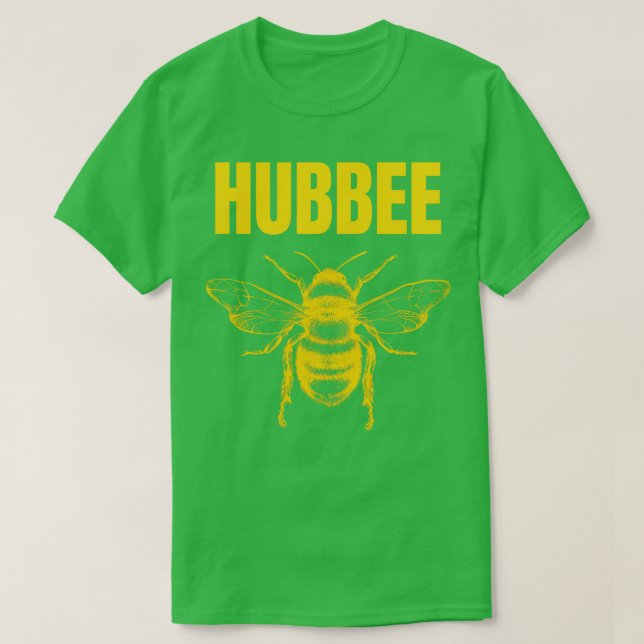 T-shirt Abeille drôle Hus Bees (Design devant)