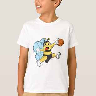T-shirt Abeille en tant que joueur de basket-ball avec Bas