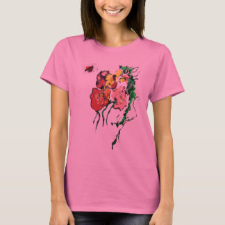 T-SHIRT ABEILLE ET BOQUET