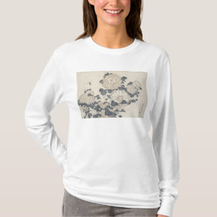 T-shirt Abeille et chrysanthèmes