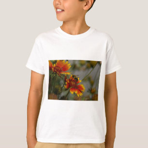 T-shirt Abeille et fleurs