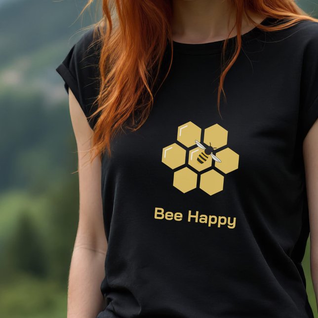 T-shirt Abeille et peigne (Bee and Honeycomb T-Shirt)