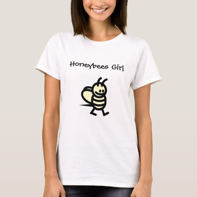 T-shirt abeille, fille d'abeilles, 2 (Devant)
