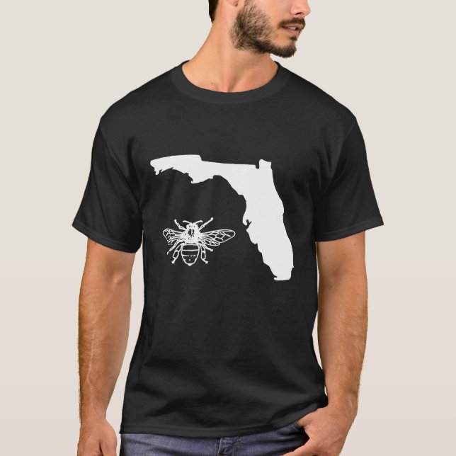 T-shirt Abeille Floride Abeille apiculture (Devant)
