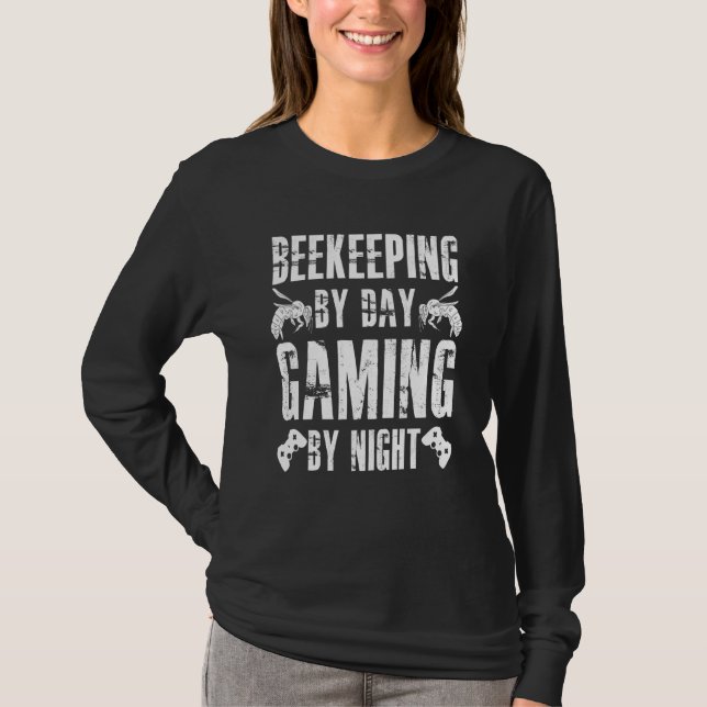 T-shirt Abeille Gamer Professionnel Abeille Conserver (Devant)