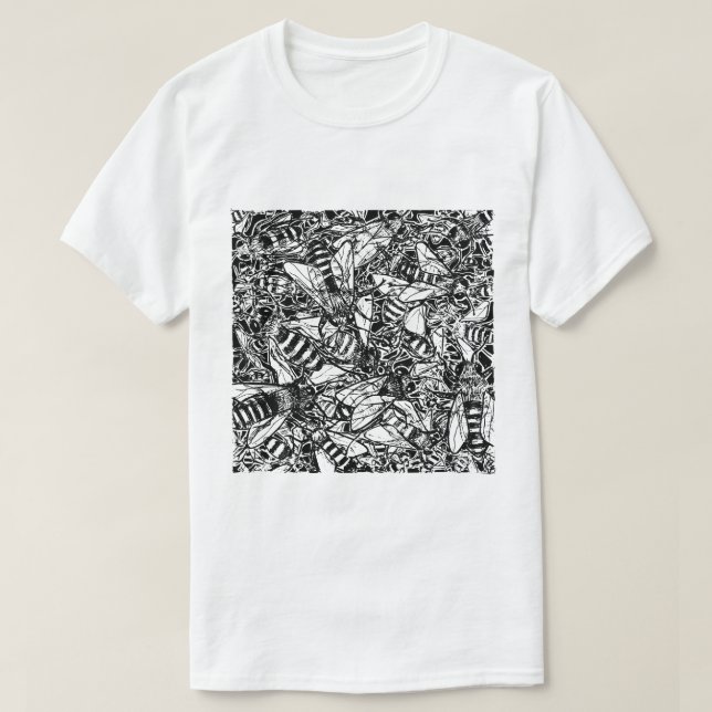 T-shirt Abeille grouillante (Design devant)