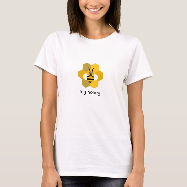 T-shirt Abeille ma HoneyT-Chemise (Devant)