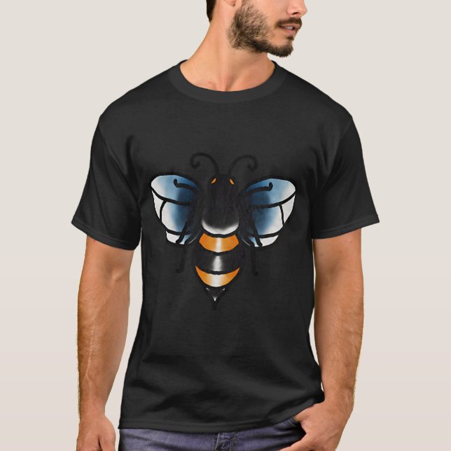 T-shirt Abeille Old School (Devant)