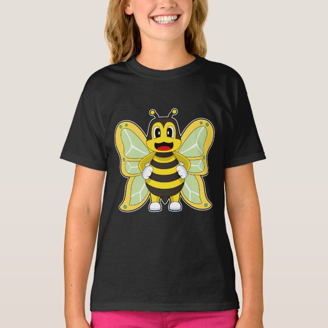T-shirt Abeille Papillon (Devant)