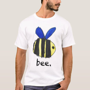 T-shirt abeille. pièce en t