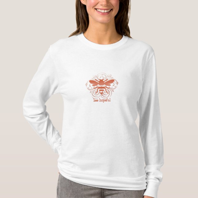T-shirt abeille pleine d'espoir (Devant)