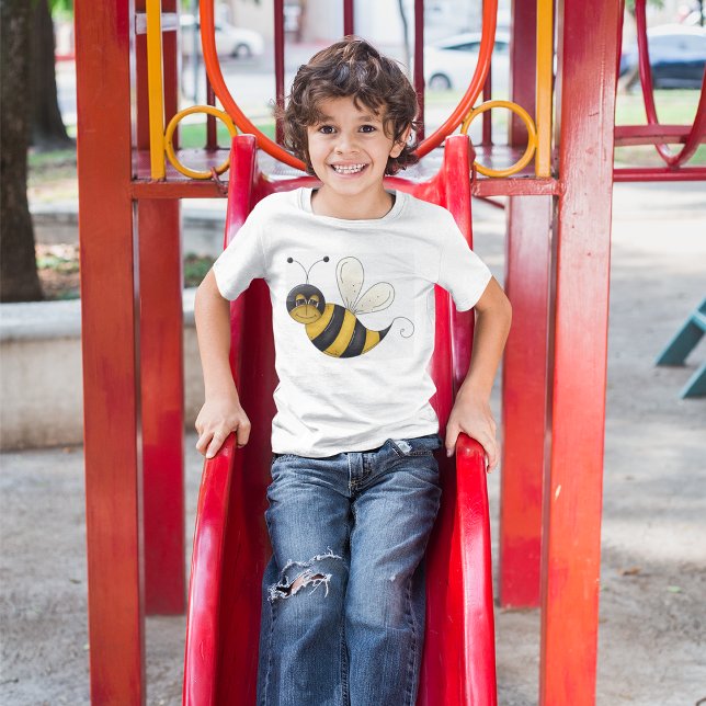 T-shirt Abeille souriante mignonne (Créateur téléchargé)