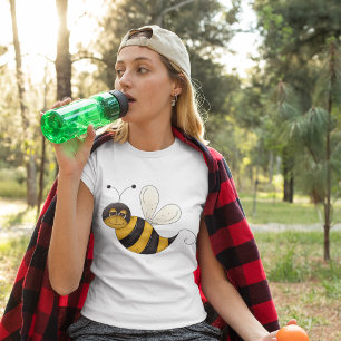 T-shirt Abeille Souriante Personnage de Bourdon Amusant