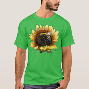 T-shirt Abeille Sur Un Tournesol 16