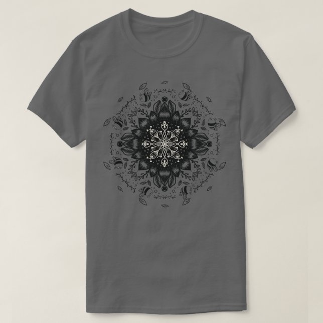 T-shirt Abeille sur un tournesol 2 (Design devant)