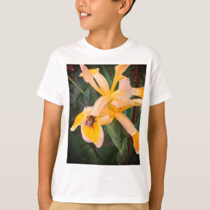 T-shirt Abeille, sur une fleur jaune