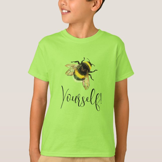 T-shirt Abeille toi-même, bourdon (Devant)