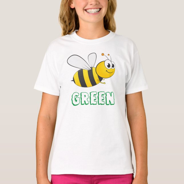 T-shirt Abeille verte (Devant)