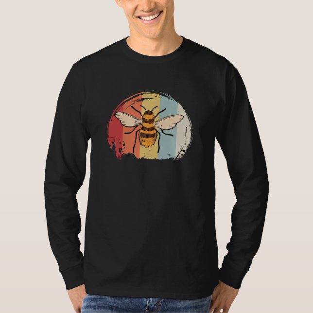 T-shirt Abeille vintage (Devant)