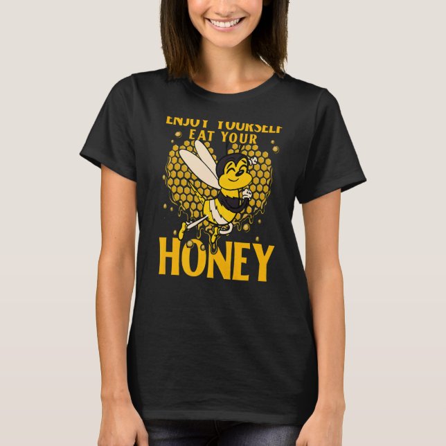 T-shirt Abeilles apicultrice dire 8 (Devant)