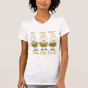 T-shirt Abeilles "Bee No Evil"
