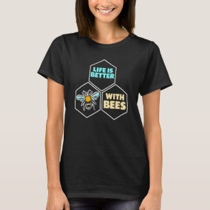T-shirt Abeilles de miel Abeille d'apiculture Insectes Abe