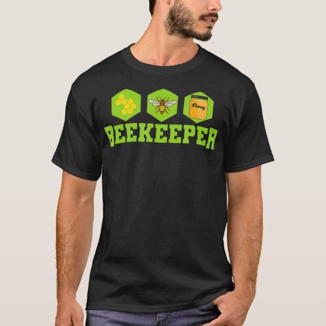 T-shirt Abeilles Miel apiculteur  (Devant)