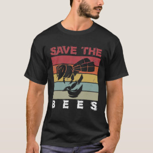 T-shirt Abeilles Rétro Vintage Sauvez Les Abeilles
