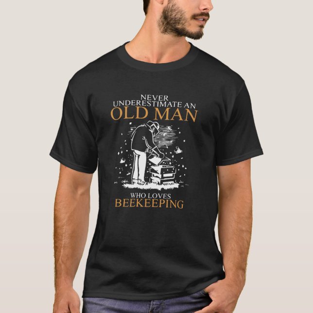 T-shirt Abekeeper - Old Man Beekeeper (Devant)