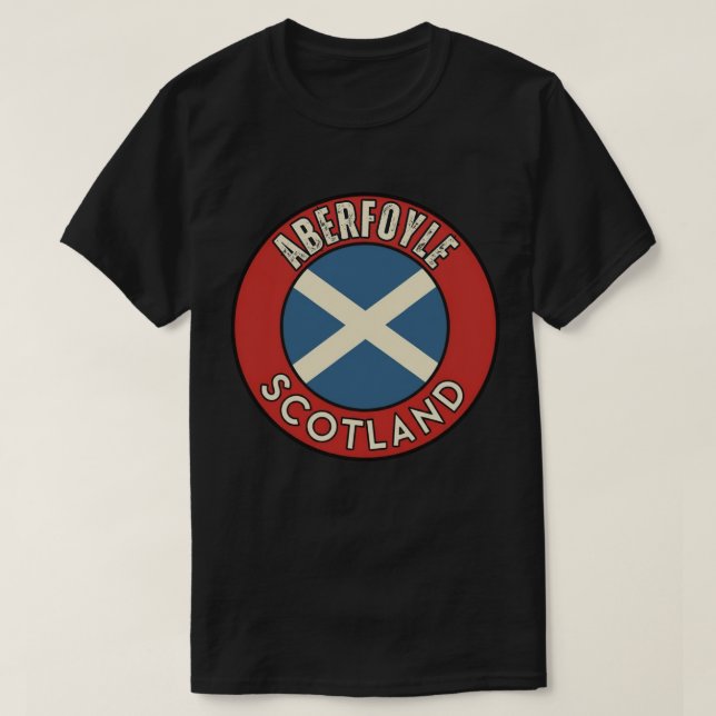 T-shirt Aberfoyle, Écosse (Design devant)