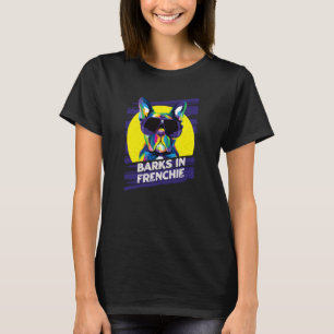 T-shirt Aboie en Frenchie Rescue Dog Bouledogue Français A
