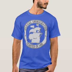 T-shirt Abolir Columbus Day