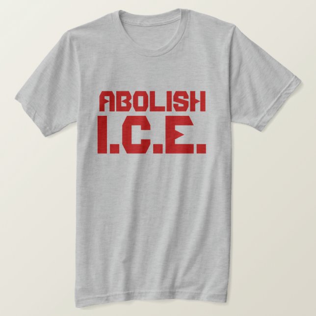 T-shirt Abolir l'I.C.E. (Design devant)