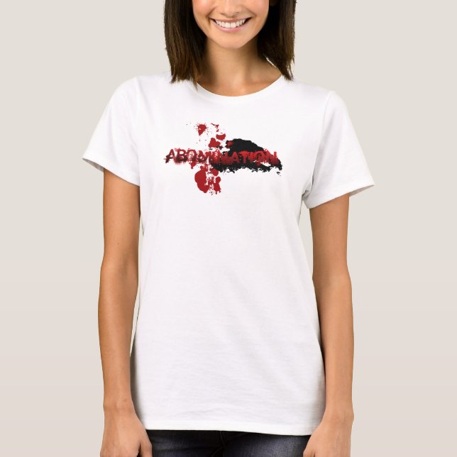 T-shirt Abomination - logo alternatif (Devant)