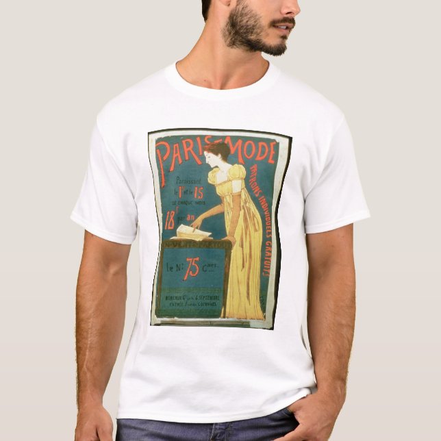 T-shirt Abonnements de publicité par affichage mode" M au (Devant)