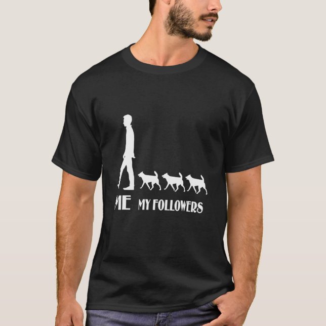 T-shirt Abonnés Je Suis Chat Pour Chat (Devant)