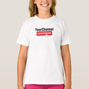 T-shirt Abonnez-vous Personnalisé VotreChaîne