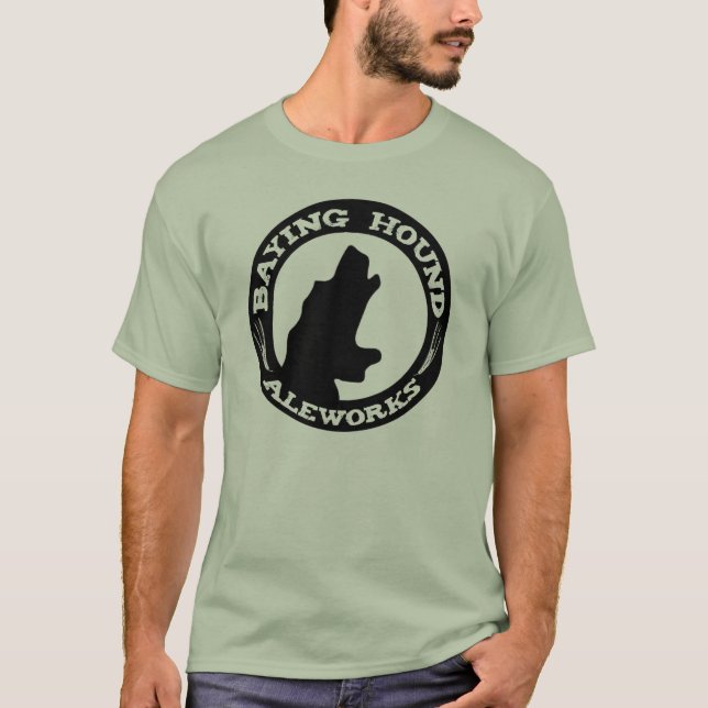 T-shirt aboyant du chien des hommes (Devant)