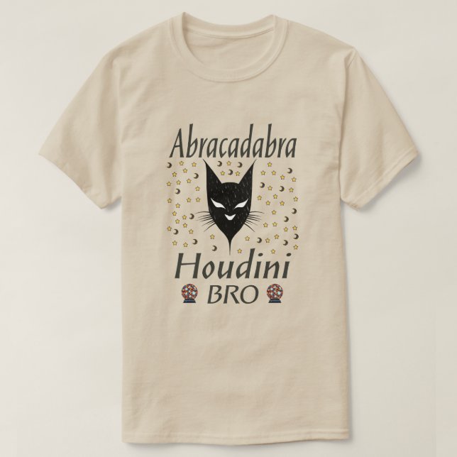 T-shirt Abracadabra Houdini Bro (Design devant)