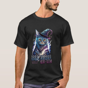 T-shirt Abracadabra Miau-Azam Chat Magicien Magie