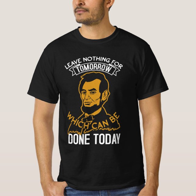 T-shirt Abraham Lincoln (Devant)