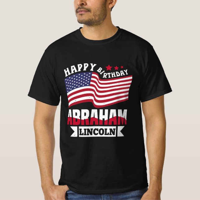 T-shirt Abraham Lincoln (Devant)