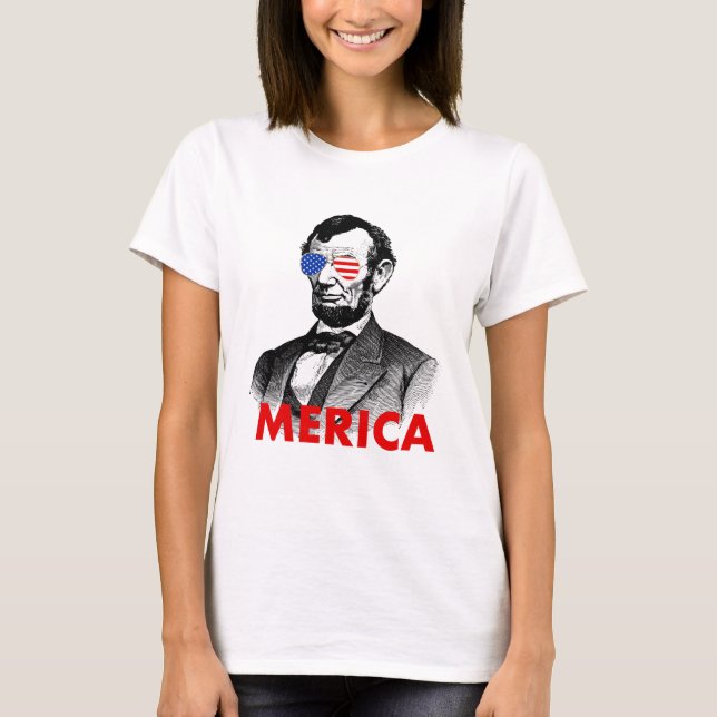 T-shirt abraham lincoln (Devant)