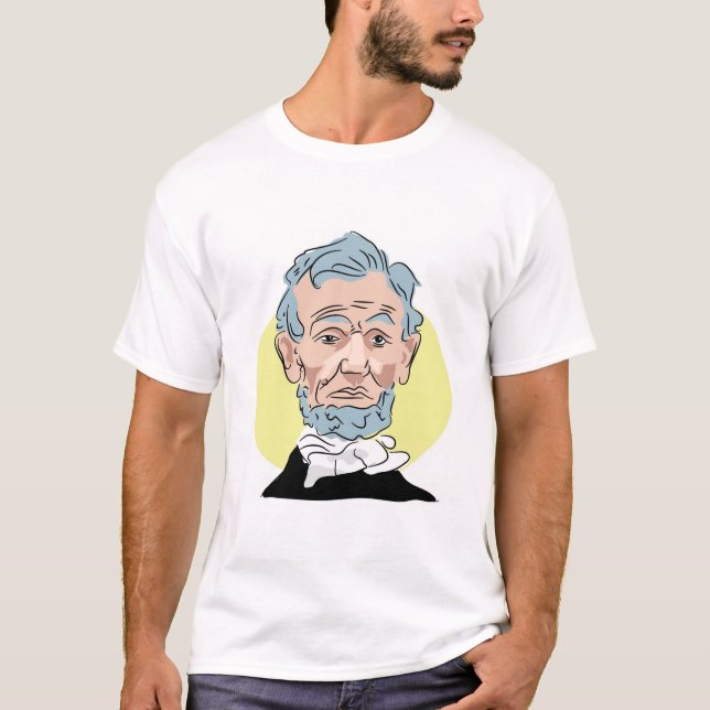 T-shirt Abraham Lincoln (Devant)
