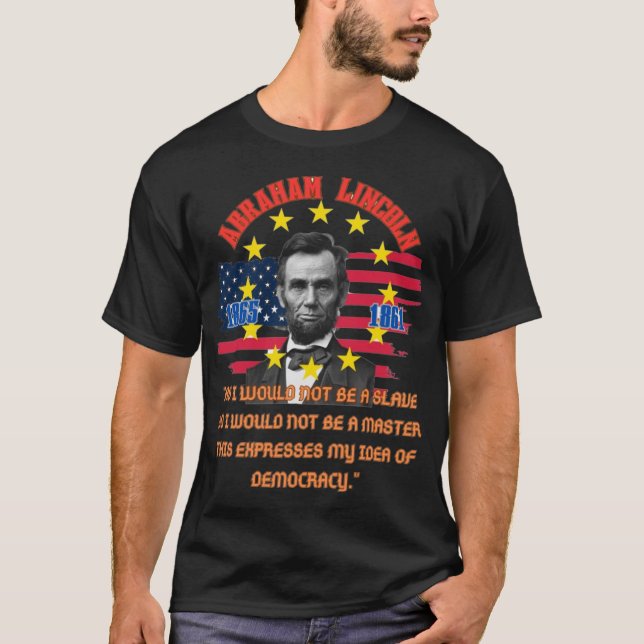 T-shirt Abraham Lincoln (Devant)