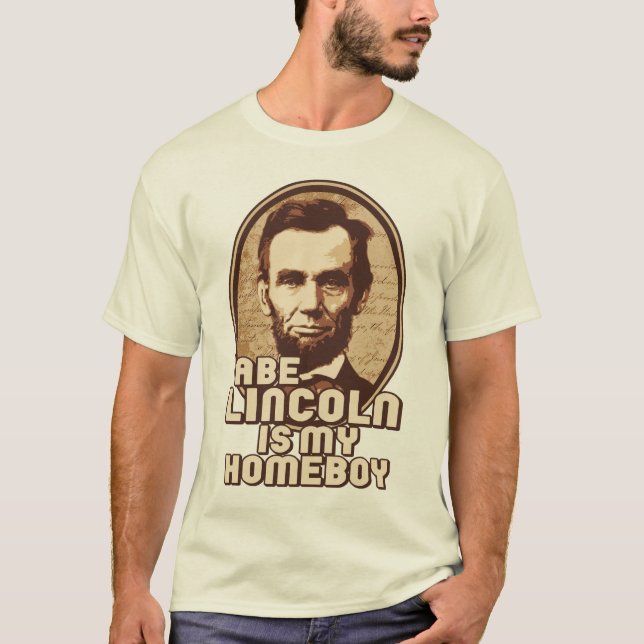 T-shirt Abraham Lincoln (Devant)