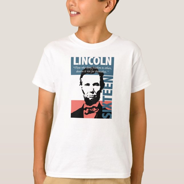 T-shirt Abraham Lincoln 16ème Président (Devant)