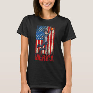 T-shirt Abraham Lincoln 4 juillet Hommes Hommes Américains